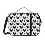 Polka Dot Rooster Pattern Print Shoulder Strap Bible Bag
