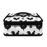 Polka Dot Rooster Pattern Print Small Lunch Bag