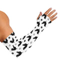 Polka Dot Rooster Pattern Print Sun Protection Arm Sleeves