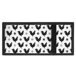 Polka Dot Rooster Pattern Print Trifold Wallet