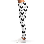Polka Dot Rooster Pattern Print Women's Leggings