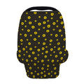 Polka Dot Sunflower Pattern Print Baby Seat Cover