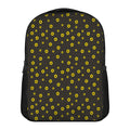 Polka Dot Sunflower Pattern Print Casual Backpack