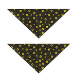 Polka Dot Sunflower Pattern Print Dog Bandana