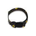 Polka Dot Sunflower Pattern Print Dog Collar