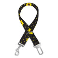 Polka Dot Sunflower Pattern Print Dog Seat Belt