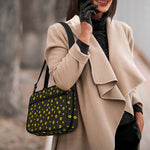 Polka Dot Sunflower Pattern Print Double Strap Bible Bag