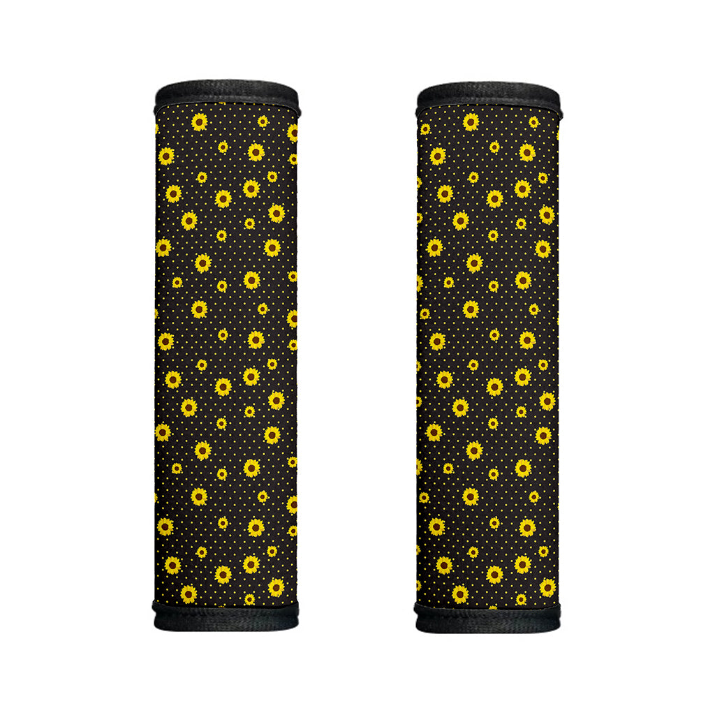 Polka Dot Sunflower Pattern Print Handle Covers
