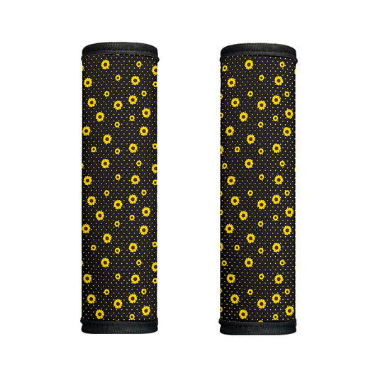 Polka Dot Sunflower Pattern Print Handle Covers