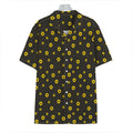 Polka Dot Sunflower Pattern Print Hawaiian Shirt