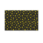Polka Dot Sunflower Pattern Print Polyester Flag