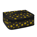 Polka Dot Sunflower Pattern Print Small Lunch Bag