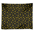 Polka Dot Sunflower Pattern Print Tapestry
