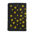 Polka Dot Sunflower Pattern Print Trifold Wallet
