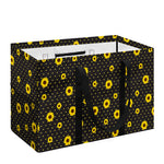 Polka Dot Sunflower Pattern Print Utility Tote Bag