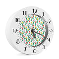 Polygon Tulip Pattern Print Alarm Clock