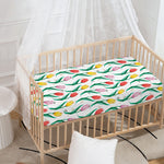 Polygon Tulip Pattern Print Baby Crib Sheet