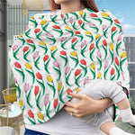 Polygon Tulip Pattern Print Baby Seat Cover