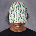 Polygon Tulip Pattern Print Baseball Cap