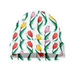 Polygon Tulip Pattern Print Beanie