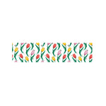 Polygon Tulip Pattern Print Bed Runner