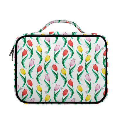 Polygon Tulip Pattern Print Briefcase Bible Bag