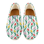 Polygon Tulip Pattern Print Casual Shoes