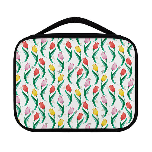Polygon Tulip Pattern Print Classic Bible Case