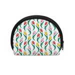 Polygon Tulip Pattern Print Coin Purse