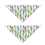 Polygon Tulip Pattern Print Dog Bandana
