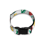 Polygon Tulip Pattern Print Dog Collar