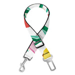 Polygon Tulip Pattern Print Dog Seat Belt