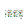Polygon Tulip Pattern Print Extended Mouse Pad