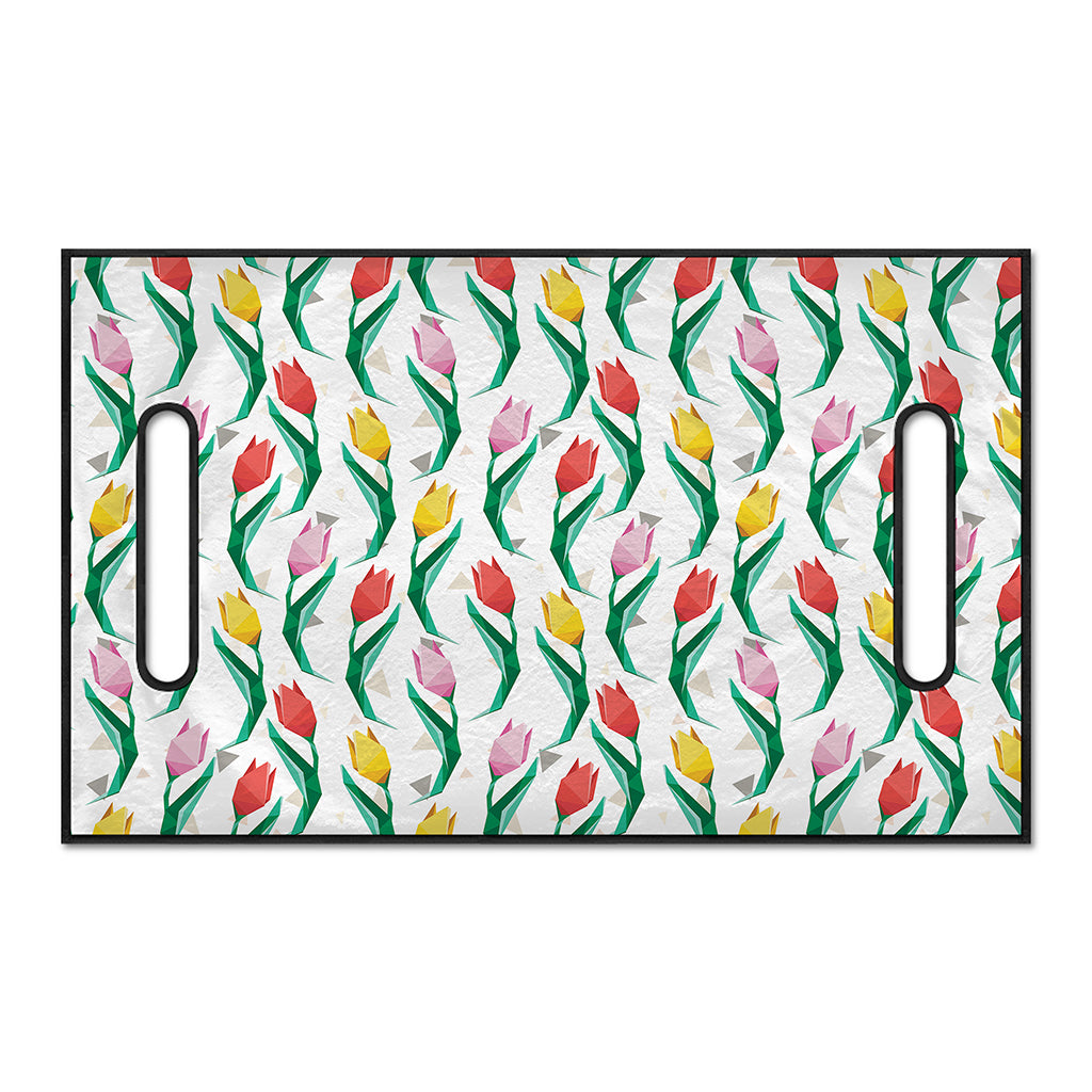 Polygon Tulip Pattern Print Golf Cart Seat Cover