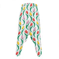 Polygon Tulip Pattern Print Hammer Pants