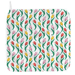 Polygon Tulip Pattern Print Hand Towel