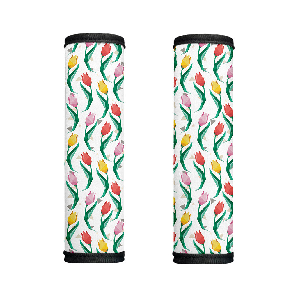 Polygon Tulip Pattern Print Handle Covers
