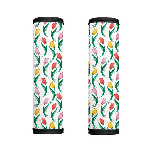 Polygon Tulip Pattern Print Handle Covers