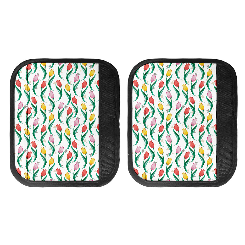 Polygon Tulip Pattern Print Handle Covers