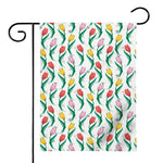 Polygon Tulip Pattern Print House Flag