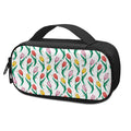 Polygon Tulip Pattern Print Portable Cooler Travel Case