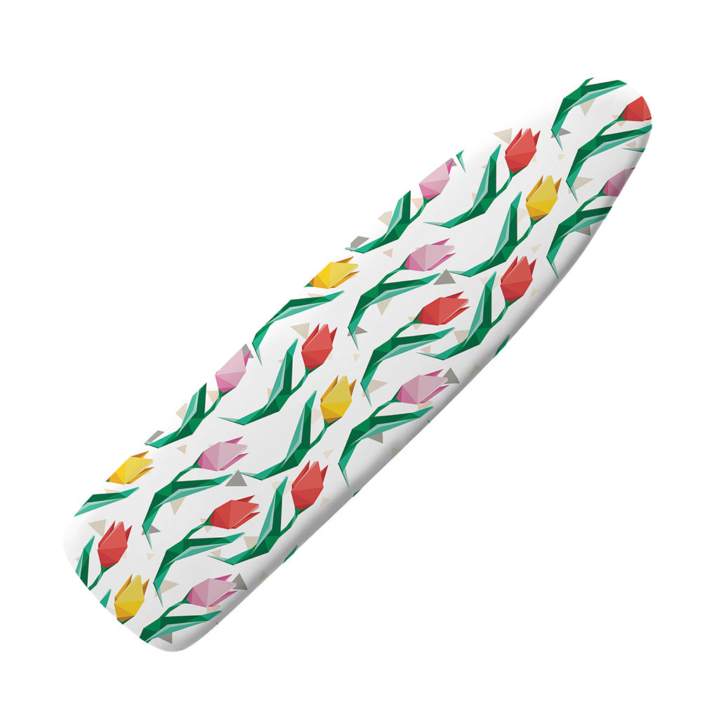 Polygon Tulip Pattern Print Ironing Board Cover