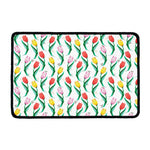 Polygon Tulip Pattern Print Kitchen Mat