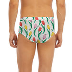 Polygon Tulip Pattern Print Men's Briefs