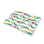 Polygon Tulip Pattern Print Pet Cooling Mat Cover