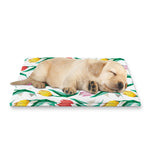 Polygon Tulip Pattern Print Pet Cooling Mat Cover
