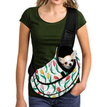 Polygon Tulip Pattern Print Pet Sling Carrier