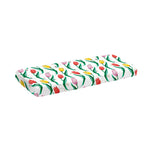 Polygon Tulip Pattern Print Piano Keyboard Cover