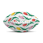 Polygon Tulip Pattern Print Rugby Ball