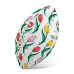 Polygon Tulip Pattern Print Rugby Ball